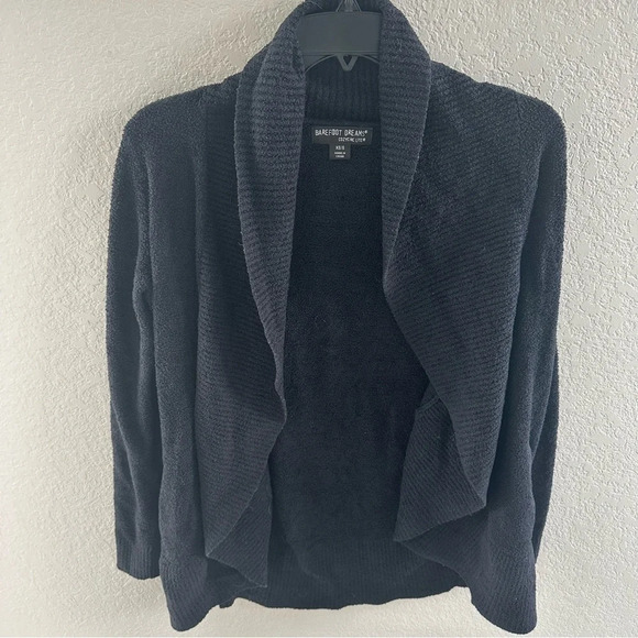 Barefoot dreams From Circle Cardigan in black - Picture 3 of 9
